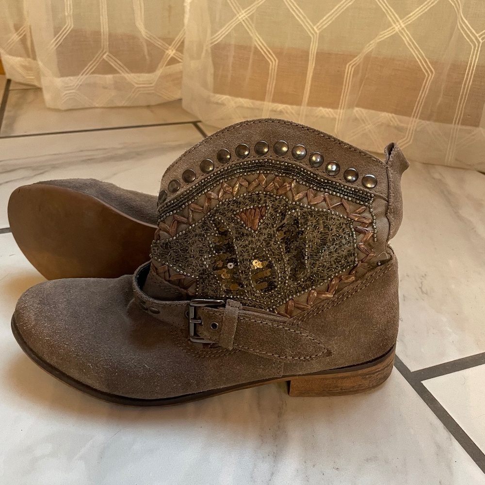 Flying Monkey Leather Boots